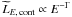 \hbox{$\widetilde{L}_{E,\,\rm cont}\propto E^{-\Gamma}$}
