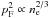 \hbox{$p_{\rm F}^2\propto n_{\rm e}^{2/3}$}