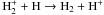 \hbox{$\rm H_2^+ + H \rightarrow H_2 + H^+$}