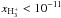 \hbox{$x_{\rm H_3^+} < 10^{-11}$}