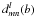 \hbox{$d^l_{mn}(b)$}
