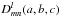 \hbox{$D^l_{mn}(a,b,c)$}