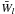\hbox{$\bar{W}_l$}