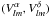 \hbox{$(V^\alpha_{lm}, V^\delta_{lm})$}