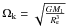 \hbox{$\Omega_{\rm k}=\sqrt{\frac{GM_1}{R_{\rm e}^3}}$}