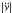 \hbox{$|\ddot{\nu}|$}
