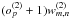 \hbox{$(o_p^{(2)}+1)w^{(2)}_{m,n}$}