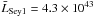 \hbox{$\bar{L}_{\rm Sey1} = 4.3 \times 10^{43}$}