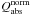 \hbox{$Q_{\rm abs}^{\rm norm}$}