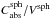 \hbox{$C^{\rm sph}_{\rm abs}/V^{\rm sph}$}