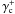 \hbox{$\gamma_{\rm c}^+$}