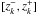 \hbox{$[z^{-}_k,z^{+}_k]$}