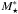 \hbox{$M_{\star}^{*}$}