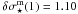 \hbox{$\delta \sigma_{\star}^{\rm m}(1) = 1.10$}