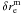 \hbox{$\delta r_{\rm e}^{\rm m}$}