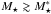 \hbox{$M_{\star} \gtrsim M_{\star}^*$}