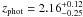 \hbox{$z_\mathrm{phot}=2.16^{+0.12}_{-0.25}$}