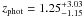\hbox{$z_\mathrm{phot}=1.25^{+3.03}_{-1.15}$}