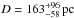 \hbox{$D=163^{+96}_{-58}\,\mathrm{pc}$}