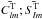 \hbox{$\bar{C^{\rm T}_{lm}}; \bar{S^{\rm T}_{lm}}$}