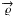 \hbox{$\overrightarrow \varrho$}