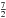 \hbox{$\frac{7}{2}$}