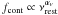 \hbox{$f_{\rm cont} \propto \nu_{{\rm rest}}^{\alpha_{\nu}}$}