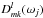 \hbox{$D^l_{mk}(\omega_j)$}