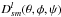 \hbox{$D^{l}_{sm}(\theta,\phi,\psi)$}