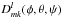 \hbox{$D^l_{mk}(\phi,\theta,\psi)$}
