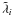 \hbox{$\tilde{\lambda}_i$}