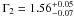 \hbox{$\Gamma_2=1.56_{-0.07}^{+0.05}$}