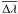 \hbox{$\overline {\Delta \lambda }$}
