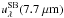 \hbox{$\tempSB (7.7~\mu\mathrm{m})$}