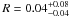 \hbox{$G=3.7^{+3.7}_{-1.5}$}