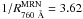 \hbox{$1/R_{760~\AA}^\mathrm{MRN}=3.62$}