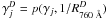 \hbox{$\gamma_{j}^D=p(\gamma_j, 1/R_{760 ~\AA}^D)$}