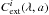 \hbox{$C_{\rm ext}^i(\lambda,a)$}