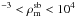 \hbox{$^{-3} < \rho_{\rm m}^{\rm sb} < 10^4$}