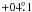 \hbox{$+04\fdg1$}