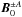 \hbox{$\vec{B}_0^{\pm A}$}