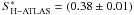 \hbox{$S^*_{\rm {\tiny H-ATLAS}} = (0.38 \pm 0.01)$}