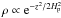 \hbox{$\rho \propto {\rm e}^{-z^2/2H_{\rm p}^2}$}