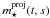\hbox{$m\st^{\rm proj}(t,s)$}