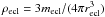 \hbox{$\rho_{\rm ecl}=3 m_{\rm ecl}/ (4 \pi r_{\rm ecl}^3)$}