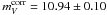 \hbox{$m_{V}^\mathrm{corr}=10.94\pm0.10$}