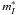 \hbox{$m^{*}_{I}$}