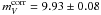 \hbox{$m_{V}^\mathrm{corr}=9.93\pm0.08$}