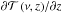 \hbox{${\partial \mathcal{T}\left(\nu, z\right)} / {\partial z}$}