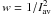 \hbox{$w = 1/I_{\rm av}^2$}